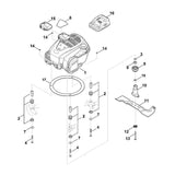 STIHL 6340-967-3826 Typenbezeichnung MB 545 VE positie 6 technische tekening