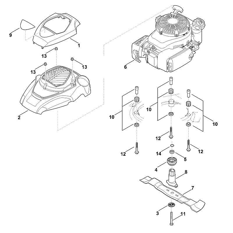 STIHL 6364-967-3810 Typenbezeichnung MB 650 V positie 9 technische tekening