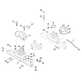 STIHL 9007-318-2035 Sechskantschraube M8x95 positie 10 technische tekening