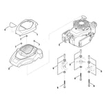 STIHL 6364-967-3820 Typenbezeichnung MB 650 VS positie 4 technische tekening