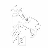 STIHL 6364-704-2701 Halter positie 6 technische tekening