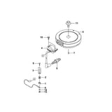 STIHL 0001-400-7002 Zündkerze positie 8 technische tekening