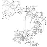 STIHL 9212-260-1500 Sechskantmutter M14 positie 20 technische tekening