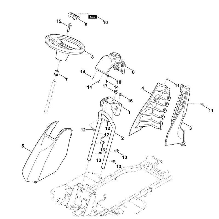 STIHL 9039-488-1846 Schneidschraube M8x35 positie 13 technische tekening