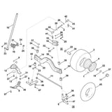STIHL 9018-318-1960 Sechskantschraube M8x55 positie 25 technische tekening