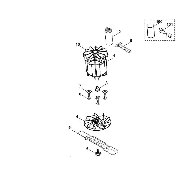 STIHL 0000-605-1000 Kondensator 12µF positie 2 technische tekening