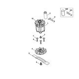 STIHL 6310-702-0100 Messer positie 5 technische tekening