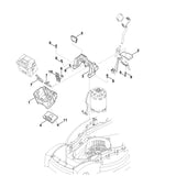 STIHL 6311-430-6400 Hebel positie 10 technische tekening