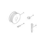 STIHL 6909-007-1096 AKS 011 positie 4 technische tekening