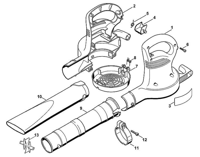 STIHL 4227-700-7102 Schlauchschelle positie 11 technische tekening
