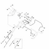 STIHL 6364-700-7530 Seilzug positie 6 technische tekening
