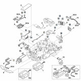STIHL 6309-430-1422 Elektronikmodul positie 3 technische tekening