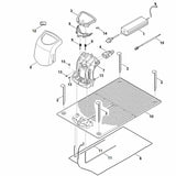 STIHL 6309-431-6200 Diode positie 14 technische tekening