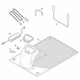 STIHL 6309-430-1456 Elektronikmodul ADO 100 SERVICE positie 3 technische tekening