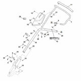 STIHL 6364-703-2255 Paneel positie 5 technische tekening