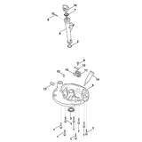 STIHL 0002-025-9005 Bolzen positie 10 technische tekening