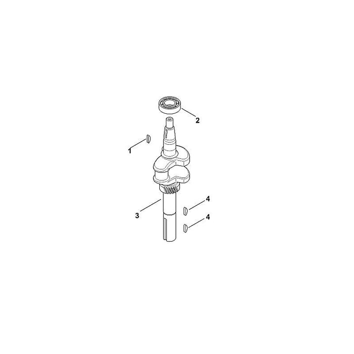 STIHL 0002-021-3600 Lager positie 2 technische tekening
