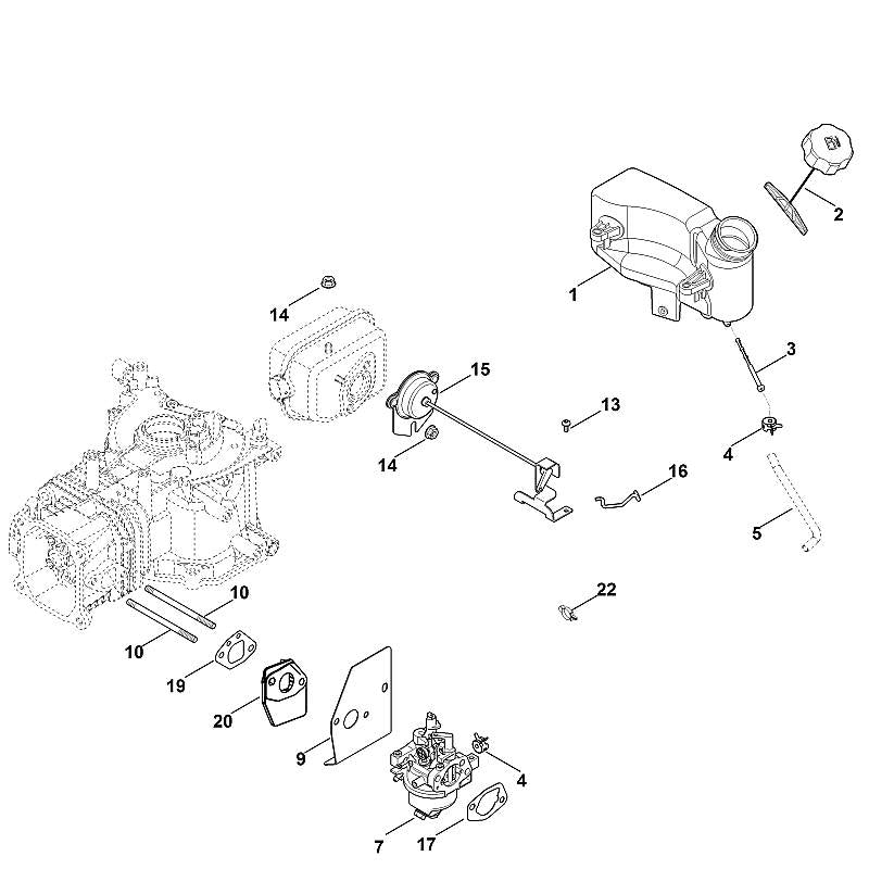 STIHL 0002-180-2604 Choke-Regler positie 15 technische tekening