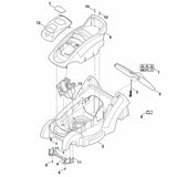 STIHL 6320-706-3405 Deckel positie 12 technische tekening