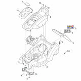 STIHL 6320-967-1505 Typenschild RMA 339 C positie 7 technische tekening