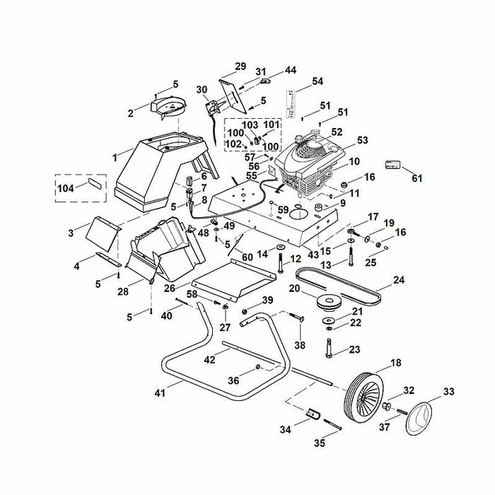 STIHL 9991-003-1060 Ringschraube M8x30 positie 17 technische tekening