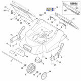 STIHL 6290-706-0701 Abdeckung positie 7 technische tekening