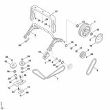 STIHL 6290-711-9400 Lagerbuchse positie 14 technische tekening