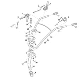 STIHL 6241-716-5801 Verstellelement positie 10 technische tekening