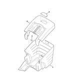 STIHL 6375-703-9010 Bolzen positie 3 technische tekening