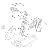 STIHL 9039-490-0994 Gewindeformschraube M6x16 positie 11 technische tekening