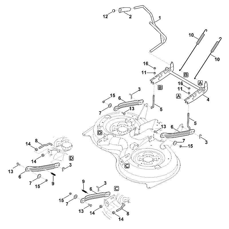STIHL 6165-703-2000 Mutter positie 11 technische tekening