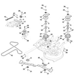 STIHL 9645-945-7699 Runddichtring 23x1,5 positie 2 technische tekening