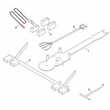 STIHL 6170-890-6401 Einstelllehre positie 3 technische tekening
