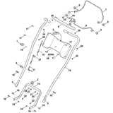 STIHL 6383-760-1722 Paneel positie 13 technische tekening