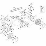 STIHL 6364-700-0400 Rad kpl. 200 positie 8 technische tekening