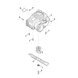 STIHL 6350-967-1505 Typenschild RM 248 T positie 5 technische tekening