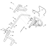 STIHL 6338-703-3105 Kabelclip positie 2 technische tekening