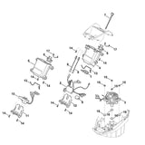 STIHL 6338-430-1410 Elektronik Modul positie 2 technische tekening
