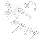 STIHL 6378-700-7500 Seilzug positie 17 technische tekening