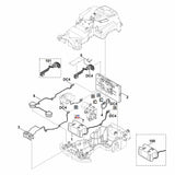 STIHL 6301-430-1476 Elektronikmodul positie 2 technische tekening