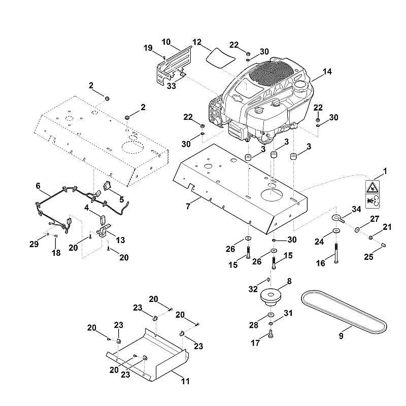 STIHL 6001-706-8212 Schutzblech positie 10 technische tekening