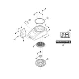 STIHL 0004-084-8900 Ring positie 13 technische tekening