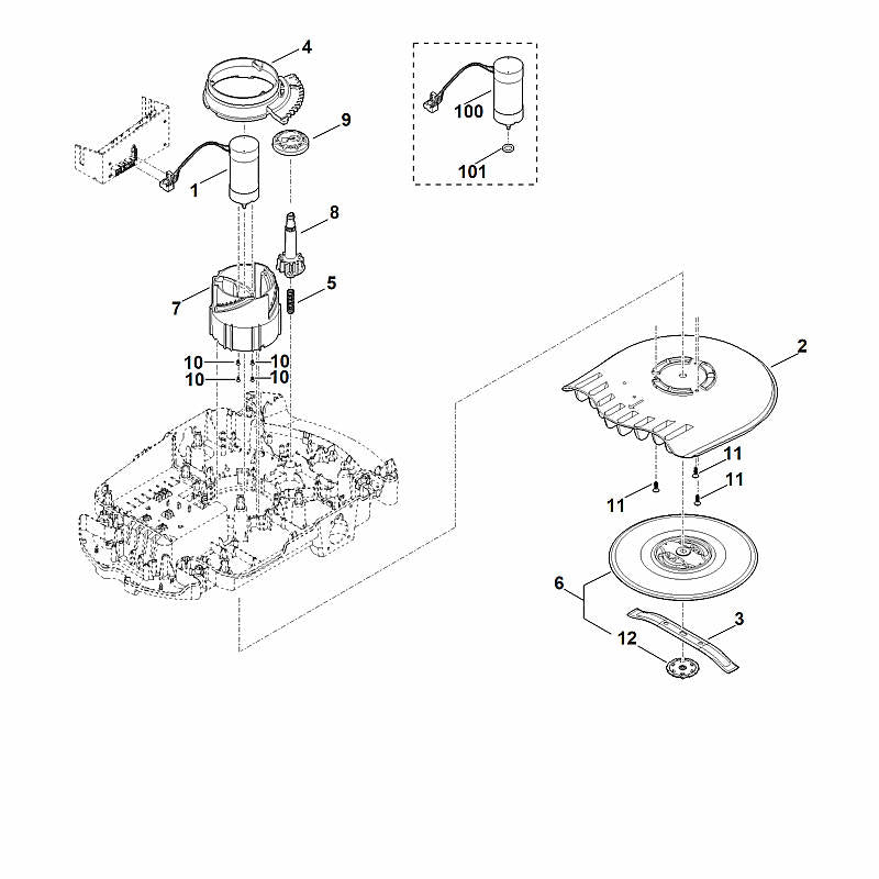 STIHL 6309-703-6400 Druckfeder positie 5 technische tekening