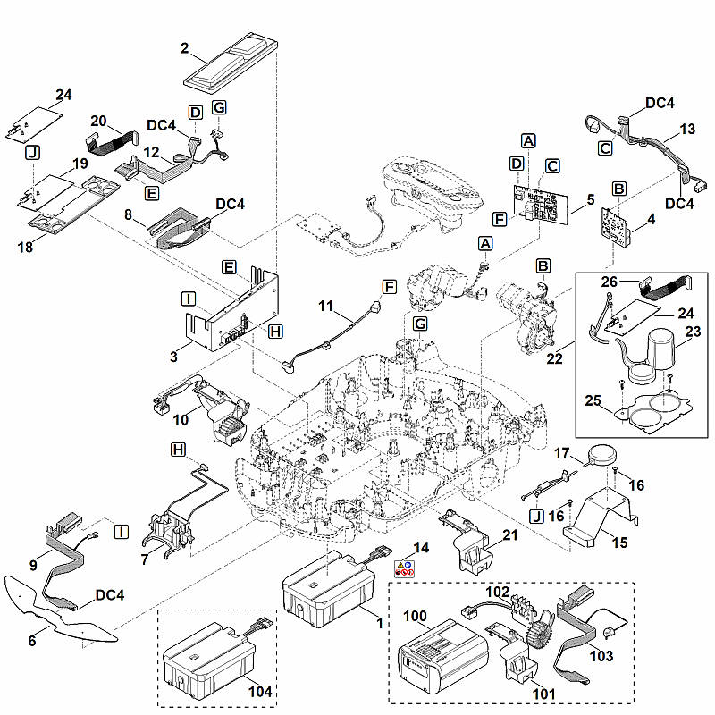 STIHL 6309-430-5211 Platine (Erweiterung) positie 19 technische tekening