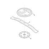 STIHL 6309-760-9701 Mitnehmer kpl. positie 2 technische tekening