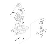 STIHL 6358-011-5002 MVP 850.1 positie 6 technische tekening