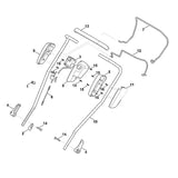 STIHL 6357-700-7501 Seilzug positie 6 technische tekening
