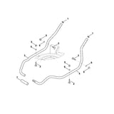 STIHL 6357-763-4807 Lenkerunterteil rechts positie 3 technische tekening