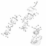 STIHL 6338-430-1415 Elektronik Modul positie 10 technische tekening