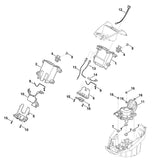 STIHL 6358-430-1402 Elektronik Modul positie 10 technische tekening